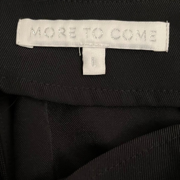 New with Tags Revolve More To Come Jenny Slit Front Pants Black Size Large - Picture 5 of 9